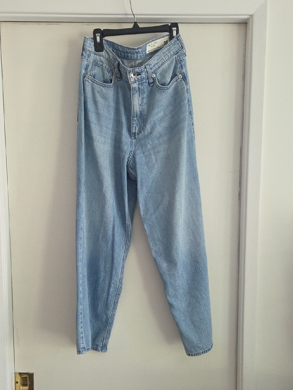 Rag & bone Annie Highwaist Wide-Leg Crop Jeans - Picture 6 of 8